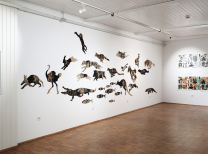 „Herde“, Kotter/Krottenthaler, Linoldrucke, 2025