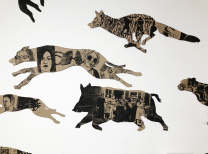 „Herde“, Kotter/Krottenthaler, Linoldrucke, 2025